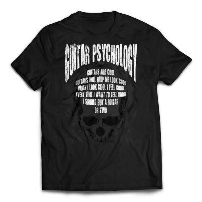 Guitar Psychology T-Shirt - Black