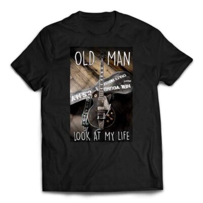 Old Man Look At My Life T-Shirt - Black