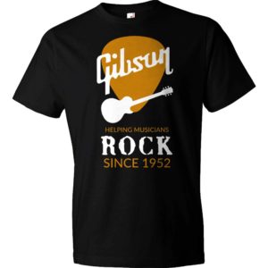 Helping Muscians Rock Since 1952 Gibson Les Paul T-Shirt