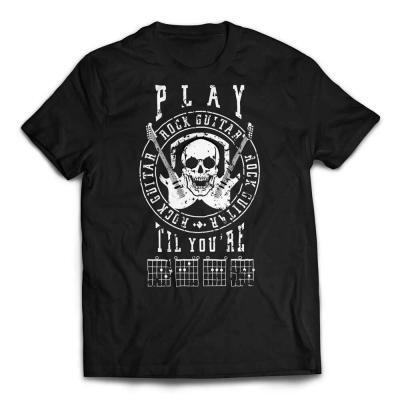 Play Guitar Til Your DEAD T-shirt - Black