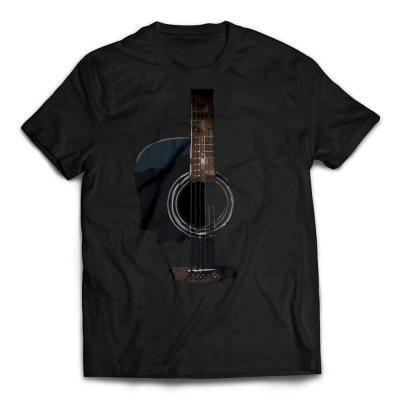 Awesome Acoustic Guitar T-Shirt - Black