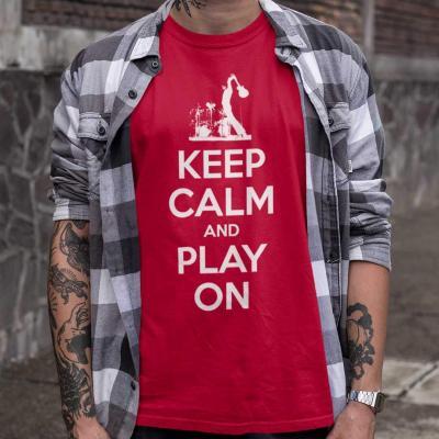 Keep Calm And Play On Guitar Shirt