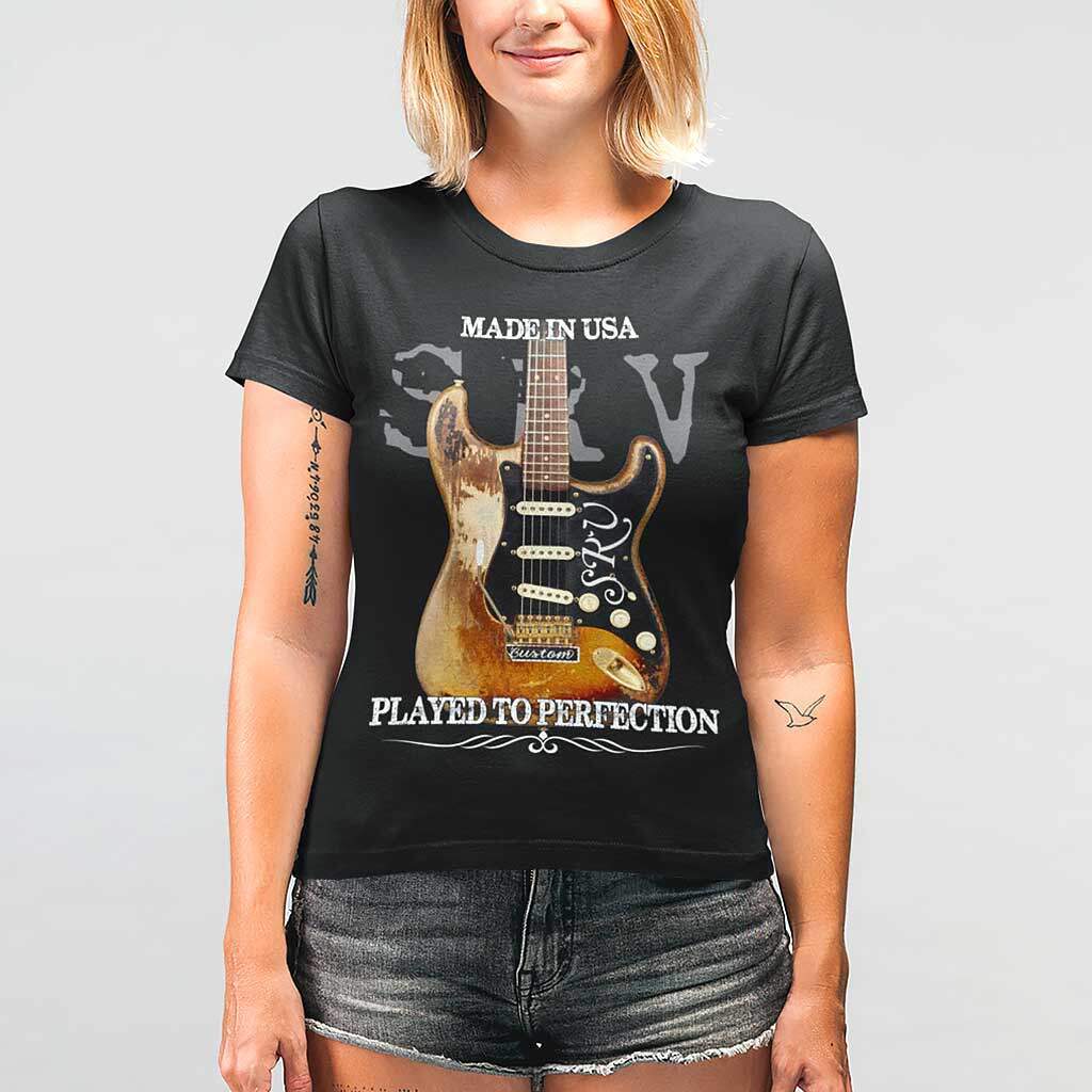 Stevie Ray Vaughan Number One Strat Played to Perfection Unisex T-shirt black