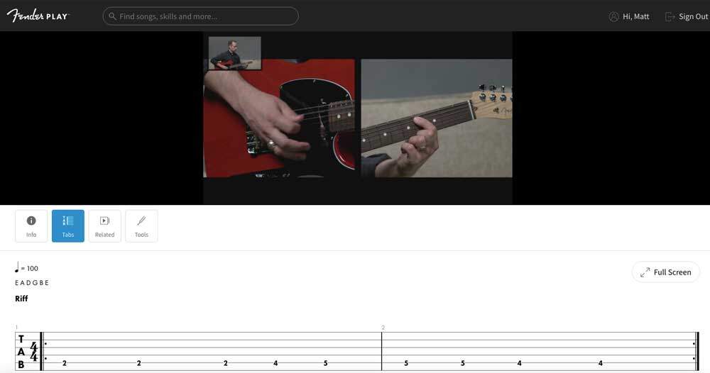 Fender Play Overview of Features