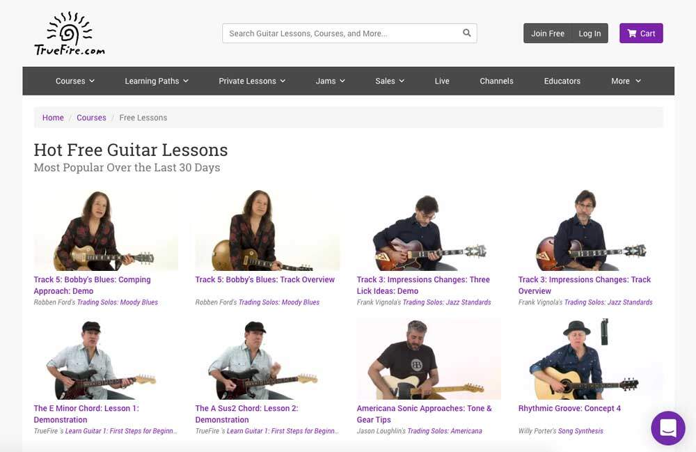 The Best Online Guitar Lessons In 2021 [Where To Start?]