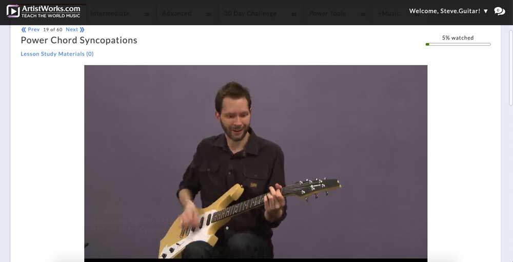 ArtistWorks Review - Paul Gilbert