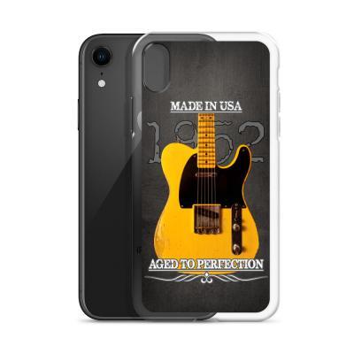 Vintage Aged 1952 Fender Telecaster Guitar iPhone Case