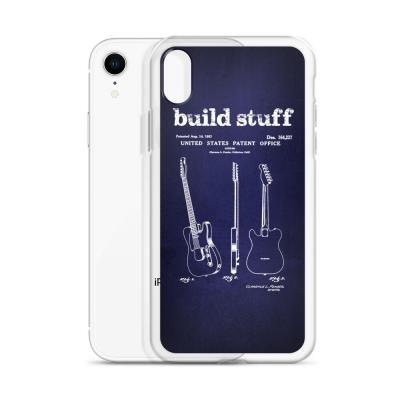 Build Stuff Fender Guitar Patent iPhone Case