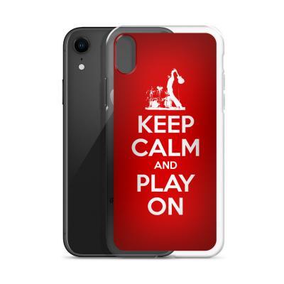 Keep Calm And Play On Guitar iPhone Case