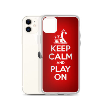 Keep Calm And Play On Guitar iPhone Case