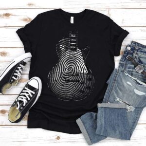 Les Paul Guitar Fingerprint T-shirt