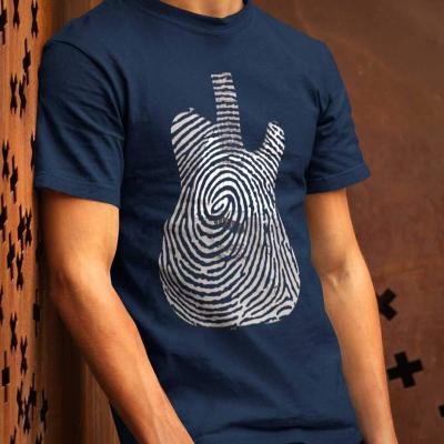 Fender Telecaster Guitar Fingerprint T-shirt