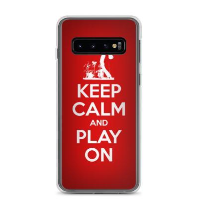 Keep Calm And Play On Guitar Samsung Phone Case