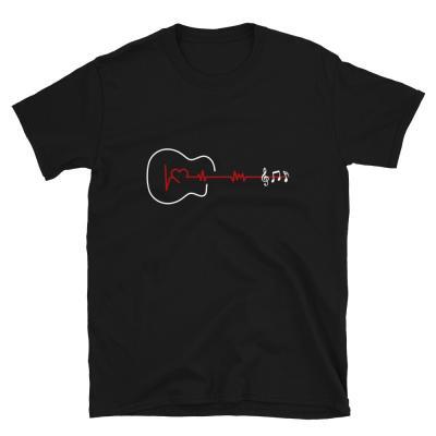 Guitar Heartbeat Unisex T-shirt