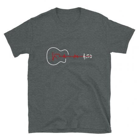 Guitar Heartbeat Unisex T-shirt