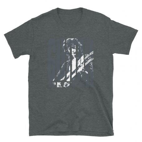 Jimmy Page Guitar Player Rock T-shirt-sport grey-dark heather