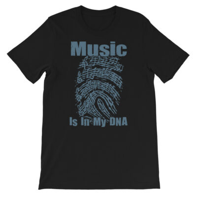 Music Is In My DNA Tshirt black