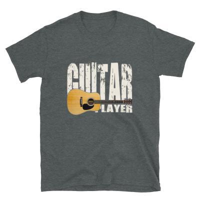 Acoustic Guitar Player Unisex T-shirt - dark heather