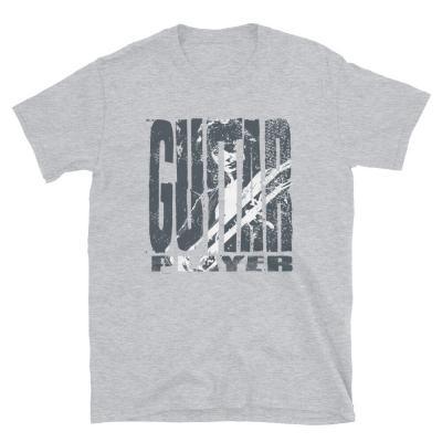 Jimmy Page Guitar Player Rock T-shirt-sport grey