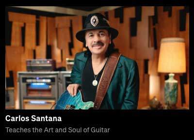 Santana - MasterClass Guitar Course-panel