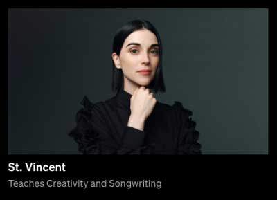 St. Vincent - MasterClass Guitar Course-panel