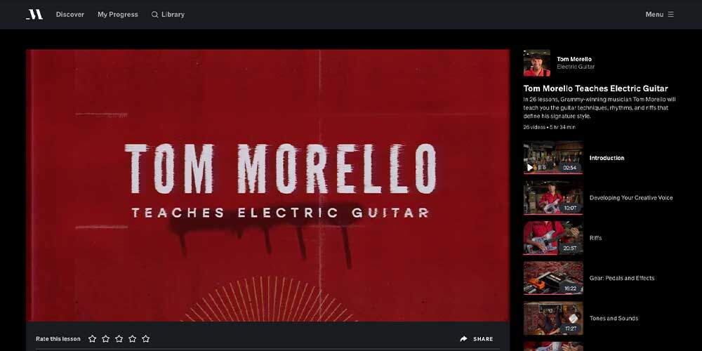 Tom Morello Guitar MasterClass