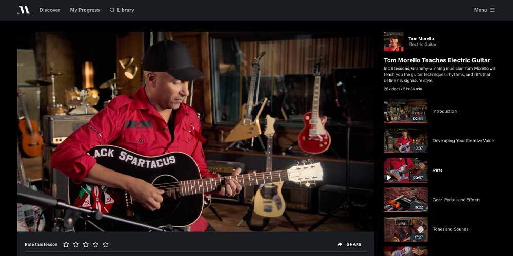 Tom Morello Guitar MasterClass