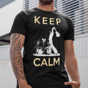 Keep Calm Rock T-shirt - black
