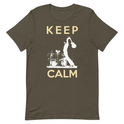 Keep Calm Rock T-shirt - army