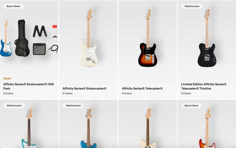 Squier Affinity Series from Fender