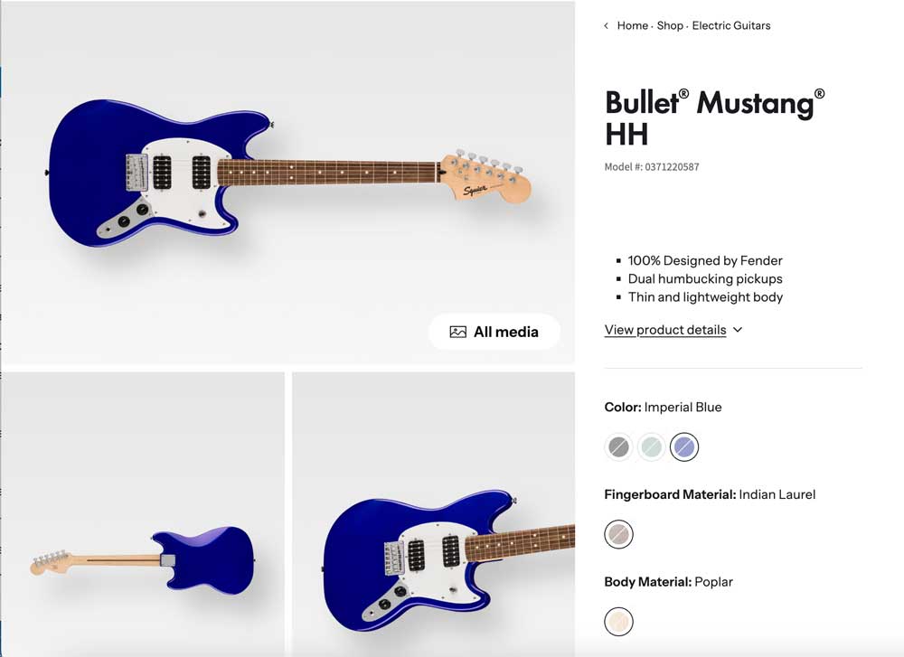 Squier Bullet Mustang HH from Fender