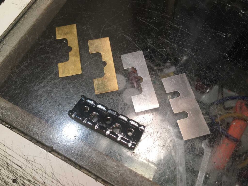 Locking nut and various shims