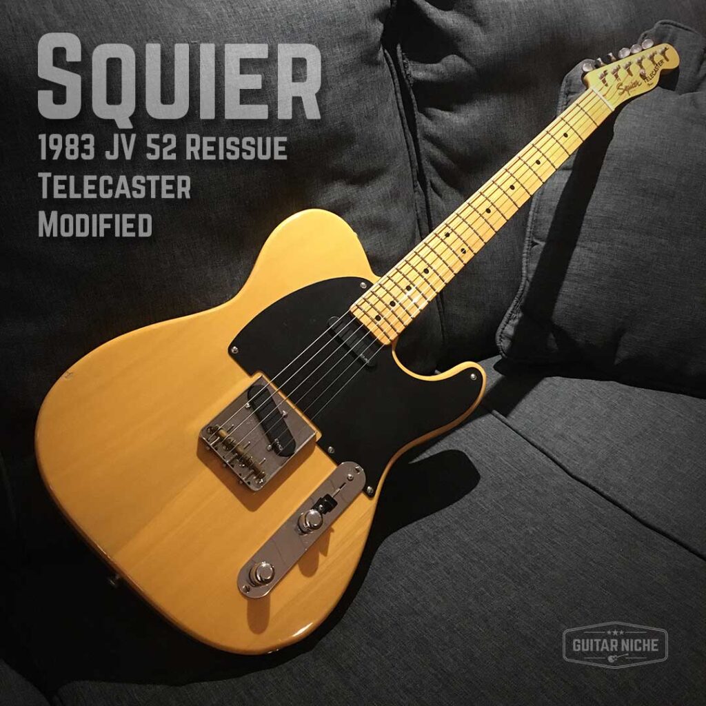 Squier 1983 JV-52 Reissue Telecaster Modified