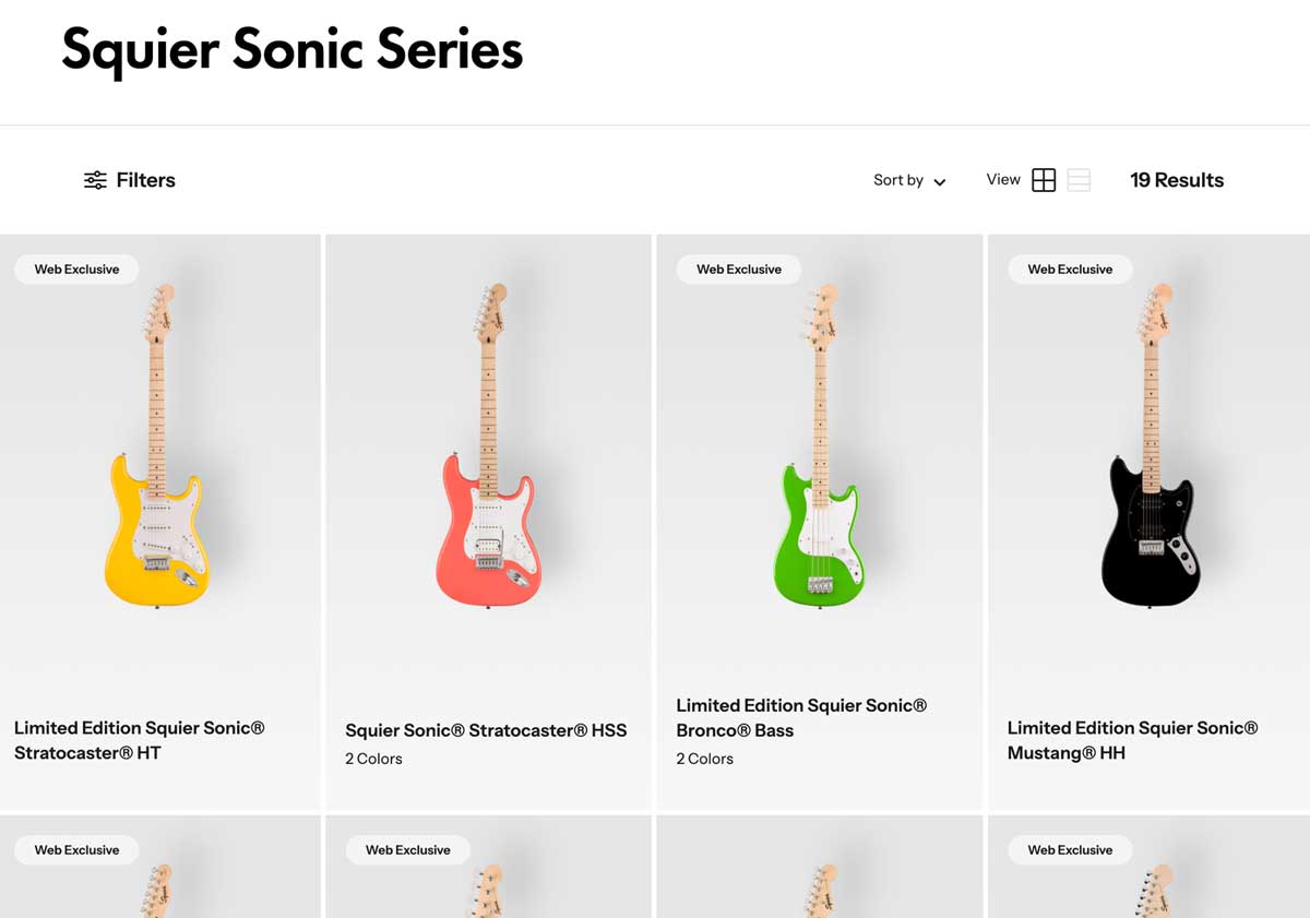 Squier Sonic Series